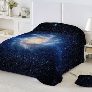 Pătură din microfibră cu imprimare Galaxie 200g/m2 imagine