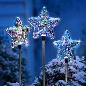 Lanț de lumini LED pentru grădină Shining Star, set de 3 imagine