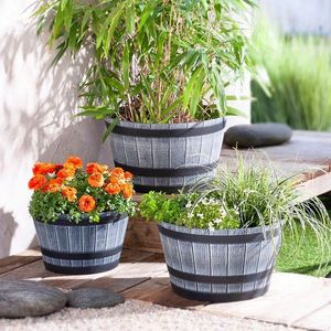 Ghivece pentru flori Bucket, set de 3 imagine