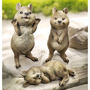 Figurine decorative Quokka, set de 3 imagine