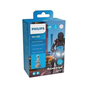 Bec LED pentru motocicletă Philips ULTION 11342 U6000 X1 H4 P43t-38/18W/12V 5800K imagine