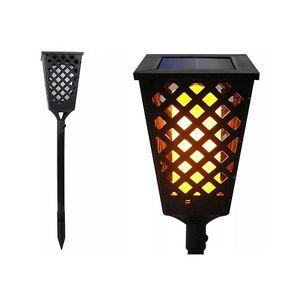 Lampă LED solară LED/0, 6W/5, 5V IP65 107 cm negru imagine