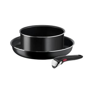 Set de vase de gătit Tefal 3 buc. INGENIO EASY COOK & CLEAN BLACK imagine