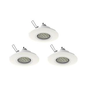 SET 3x corp de iluminat LED încastrat Eglo 78704 PENETO 1xGU10/3, 3W/230V alb imagine