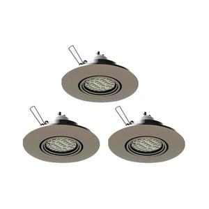 SET 3x corp de iluminat LED încastrat Eglo 78705 PENETO 1xGU10/3, 3W/230V crom imagine