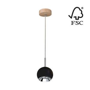 Lustră LED pe cablu 5143174 BALL WOOD 1xGU10/5W/230V stejar mat imagine