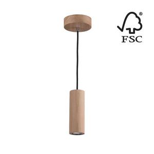 Lustră LED pe cablu 1551174 PIPE 1xGU10/5W/230V stejar mat imagine