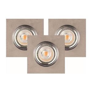 SET 3x corp de iluminat încastrat LED 2515336 VITAR 1xGU10/5W/230V beton imagine