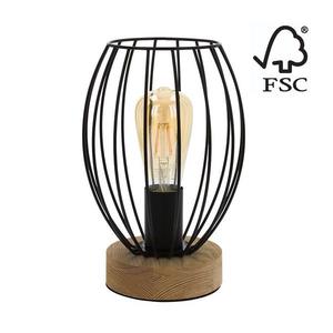 Lampă de masă DO84449174 GUNNAR 1xE27/25W/230 stejar imagine