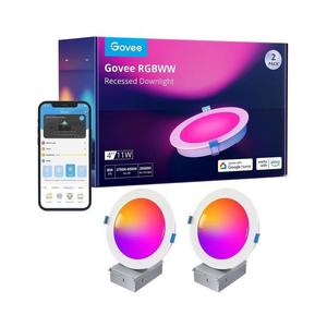 SET 2x corp de iluminat LED RGBWW încastrat Govee LED/11W/230V Smart 2700-6500K imagine