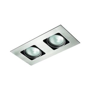 Lampă încastrată OCZKO GUESTO 2xGU10/40W/230V imagine