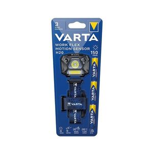 Lanternă frontală LED dimabilă cu senzor Varta 18648101421 WORK FLEX LED/3xAAA IP54 imagine