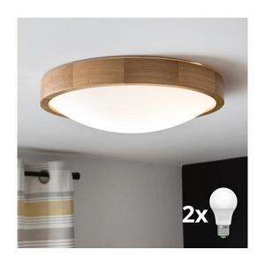 Plafonieră LED Brilagi CARVALHO SLIM 2xE27/60W/230V stejar d. 37 cm imagine