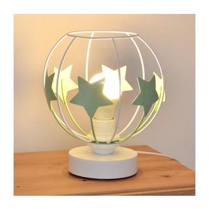 Lampă de masă pentru copii STARS 1xE27/15W/230V verde/alb imagine