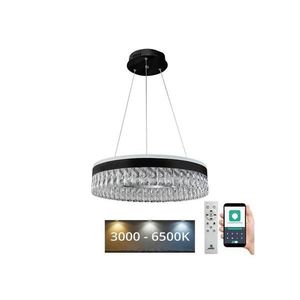 Lustră LED dimabilă pe cablu LED/90W/230V 3000-6500K negru + telecomandă imagine