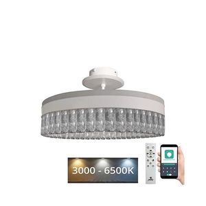 Lustră LED dimabilă aplicată LED/75W/230V 3000-6500K alb + telecomandă imagine