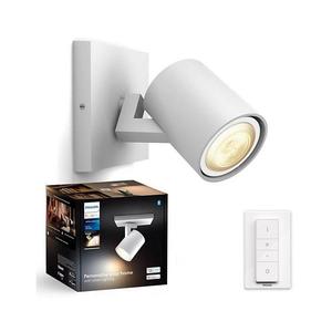 Spot LED dimabil Philips Hue RUNNER 1xGU10/4, 2W/230V alb + telecomandă imagine