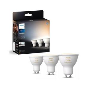 SET 3x bec LED dimabil Philips Hue WHITE AMBIANCE GU10/4, 2W/230V 2200-6500K imagine