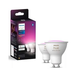 SET 2x bec LED RGBW dimabil Philips Hue WACA GU10/4, 2W/230V 2000-6500K imagine