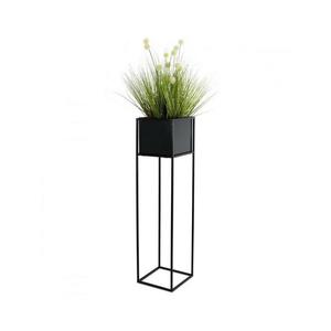 Suport de flori 90x24 cm negru imagine