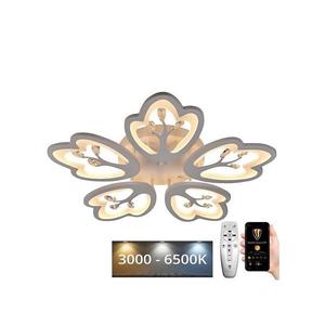 Lustră LED dimabilă aplicată Brilagi TWIST LED/80W/230V 3000-6500K alb + telecomandă imagine