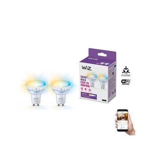 SET 2x bec LED dimabil WiZ PAR16 GU10/4, 7W/230V 2700-6500K CRI 90 Wi-Fi imagine