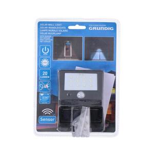 Grundig - LED Lampă solară cu senzor 1xLED/0, 25W/1xAA imagine