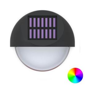 Aplică LED RGB solară LED/1W/1, 2V negru IP44 imagine