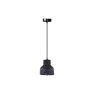 Lustră pe cablu TERRAZZO 1xE27/60W/230V d. 12 cm negru imagine