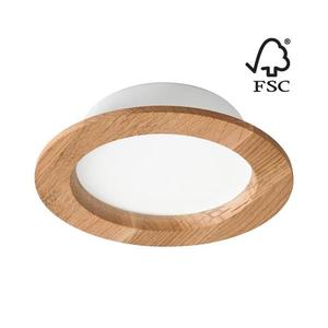 Corp de iluminat LED încastrat WOODY SPOT LED/12, 5W/230V 3000K stejar ø 16 cm imagine