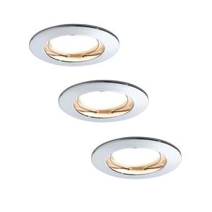 SET 3x corp de iluminat dimabil pentru baie LED/6, 8W IP44 COIN 230V Paulmann 92829 imagine