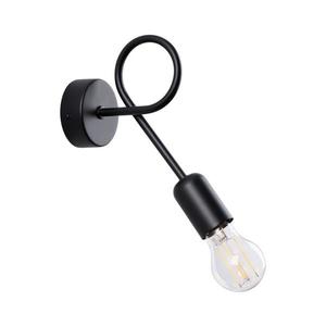 Lampă de perete SL.1433 LOOP 1xE27/15W/230V negru imagine