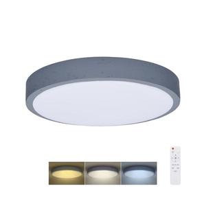 Plafonieră LED dimabilă WO8001 GREY LED/48W/230V 3000-6500K d. 38 cm + telecomandă imagine