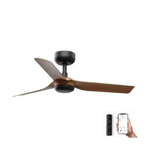 lator de tavan FARO 33823WP MINI PUNT S maro/negru d. 90 cm SMART + telecomandă imagine