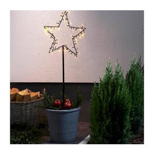 Decorațiune LED de Crăciun de exterior Eglo 411175 SPIKY LED/4xAA IP44 stea imagine