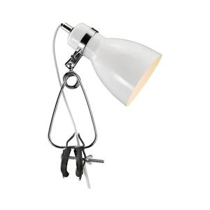 Lampă de masă cu clemă Nordlux CYCLONE 1xE14/15W/230V alb imagine