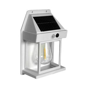 Aplică LED solară cu un senzor LANTER LED/1W/3, 7V IP44 alb imagine