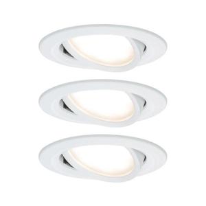 SET 3x corp de iluminat dimabil încastrat Paulmann 93485 LED/6W IP23 NOVA 230V imagine