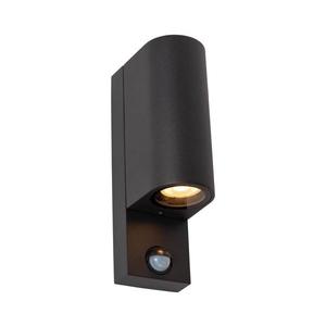 Corp de iluminat de exterior cu senzor Lucide 69803/02/30 ZARO 2xGU10/7W/230V IP65 negru imagine