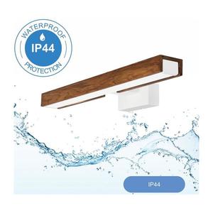 Aplică LED pentru oglindă de baie Brilagi WOODY MIRROR LED/8W/230V IP44 stejar/alb imagine