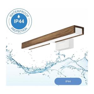 Aplică LED pentru oglindă de baie Brilagi WOODY MIRROR LED/8W/230V IP44 stejar/alb imagine