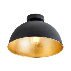 Plafonieră B.K. Licht 1322 1xE27/60W/230V negru/auriu imagine