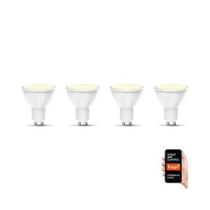 SET 4x bec LED dimabil B.K. Licht 1261 GU10/5, 5W/230V Wi-Fi Tuya 2700K imagine