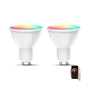 SET 2x bec LED RGB dimabil B.K. Licht 1263 GU10/5, 5W/230V Wi-Fi Tuya imagine