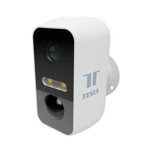 Cameră inteligentă de supraveghere de exterior TESLA Smart 4G 2K 1296p 9600 mAh 5V Wi-Fi imagine