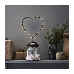 Decorațiune LED de Crăciun Markslöjd 705855 SWEETIE LED/0, 45W/3xAA inimă imagine