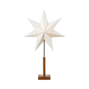 Decorațiune de Crăciun Markslöjd 706041 SOLVALLA 1xE14/25W/230V 35 cm alb/stejar imagine