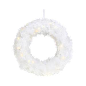 Coroniță LED de Crăciun Markslöjd 705290 FEATHER LED/1, 2W/3xAA d. 35 cm imagine