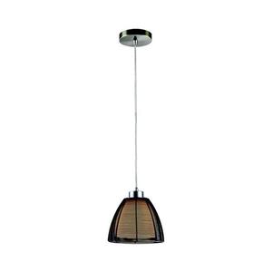 Lustră pe cablu Searchlight 20032 1xE27/60W/230V d. 19 cm negru imagine