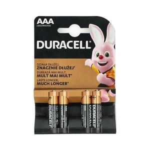 4 buc. baterie alcalină Duracell Basic LR03/AAA 1, 5V 2400 mAh imagine